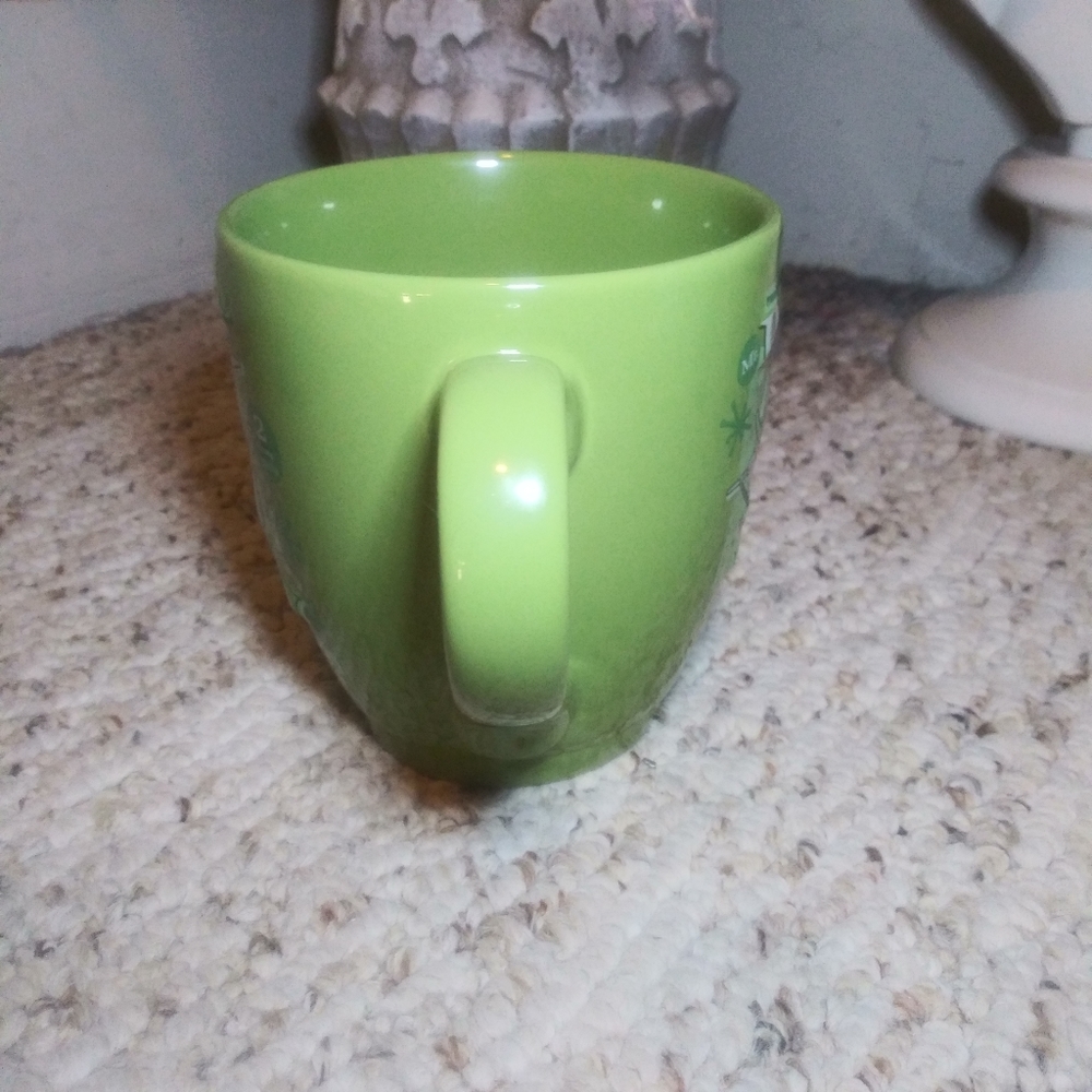 Disney Store Green Singing Donald Duck Coffee Mug - Picture 4 of 9